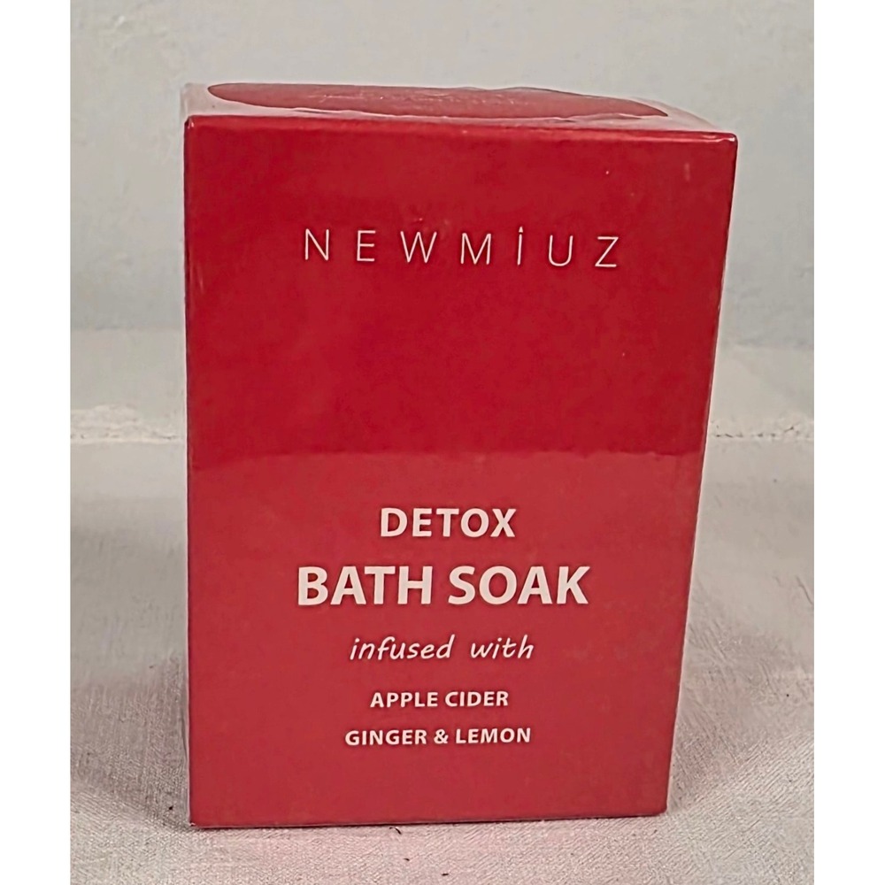 New Miuz Detox Bath Soak Apple Cider Ginger Lemon Natural Ingredients New - Picture 2 of 4